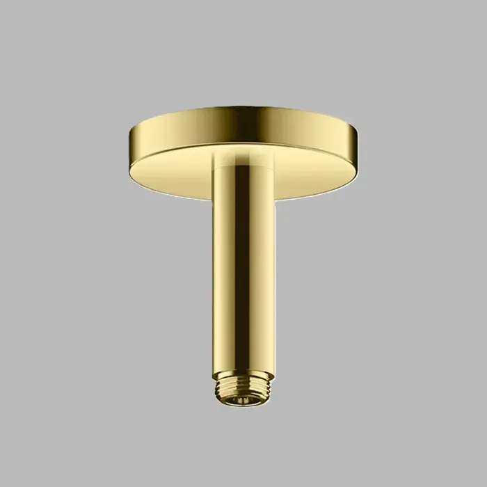 Brat de dus, montaj pe tavan, 100 mm, auriu lucios (Polished Gold Optic), Round, Axor ShowerSolutions 26432990 Disponibil imediat