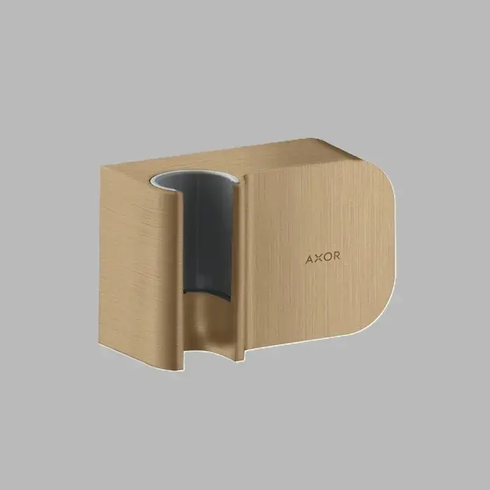 Porter, suport de dus, cu racord furtun, bronz periat (Brushed Bronze), Axor One 45723140 Premium