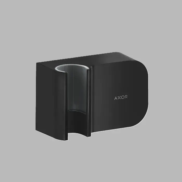 Mai ieftin Porter, suport de dus, cu racord furtun, negru mat (Matt Black), Axor One 45723670
