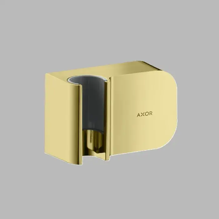 Porter, suport de dus, cu racord furtun, auriu lucios (Polished Gold Optic), Axor One 45723990 Vezi acum