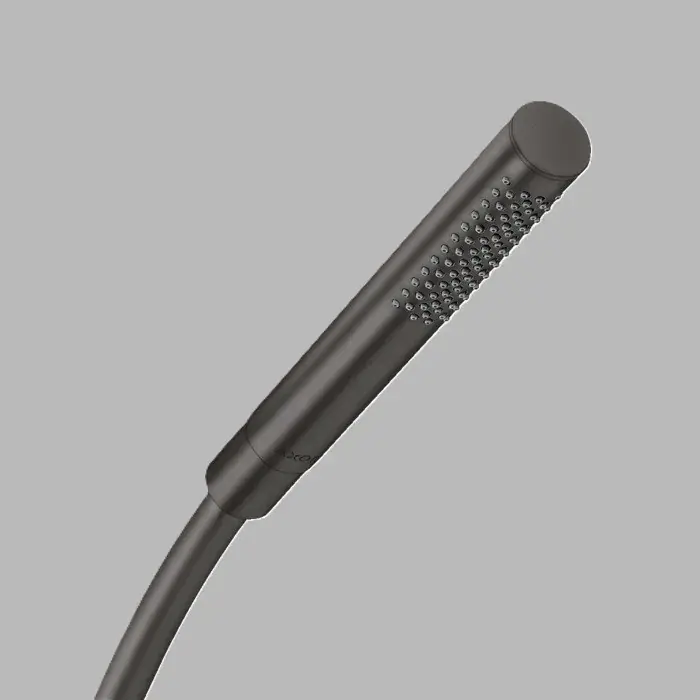 Para de dus mobila, baton, rotunda, 1 Jet, cu EcoSmart, antracit periat (Brushed Black Chrome), Axor Starck 10531340 Ofertă specială