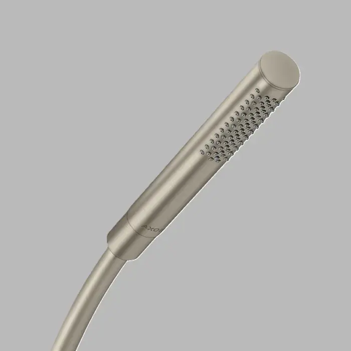 Para de dus mobila, baton, rotunda, 1 Jet, cu EcoSmart, nichel periat (Brushed Nickel), Axor Starck 10531820 Lichidare de stoc