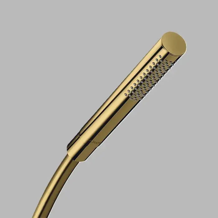 Para de dus mobila, baton, rotunda, 1 Jet, cu EcoSmart, auriu lucios (Polished Gold Optic), Axor Starck 10531990 Ultima șansă