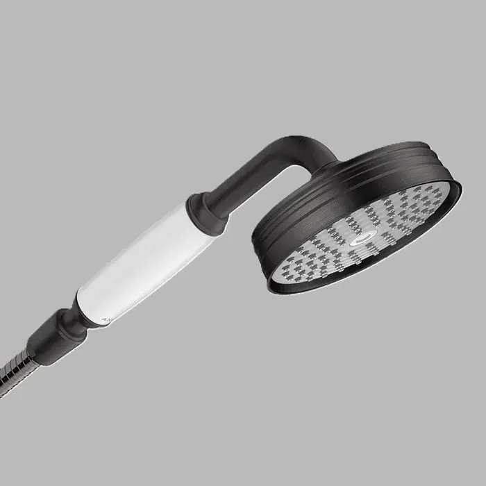Para de dus mobila, rotunda, 1 Jet, antracit periat (Brushed Black Chrome), Axor Montreux 16320340 Ofertă de sezon