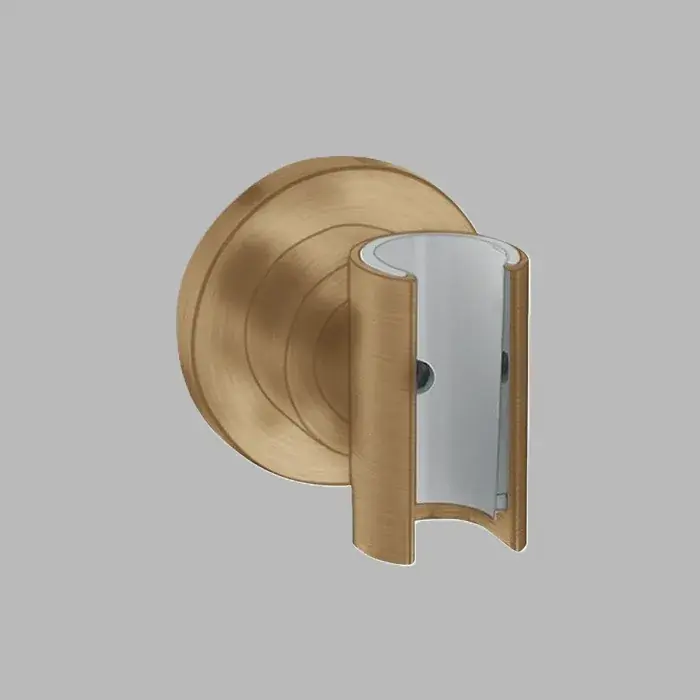 Porter, suport de dus, rotund, bronz periat (Brushed Bronze), Axor Citterio 39525140 Livrare rapidă