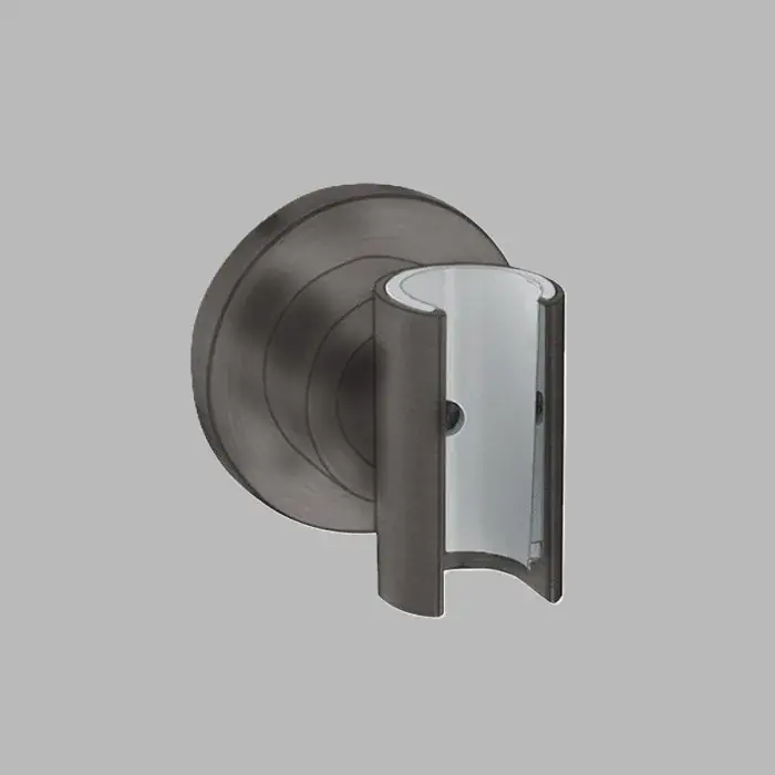 Porter, suport de dus, rotund, antracit periat (Brushed Black Chrome), Axor Citterio 39525340 Ofertă limitată