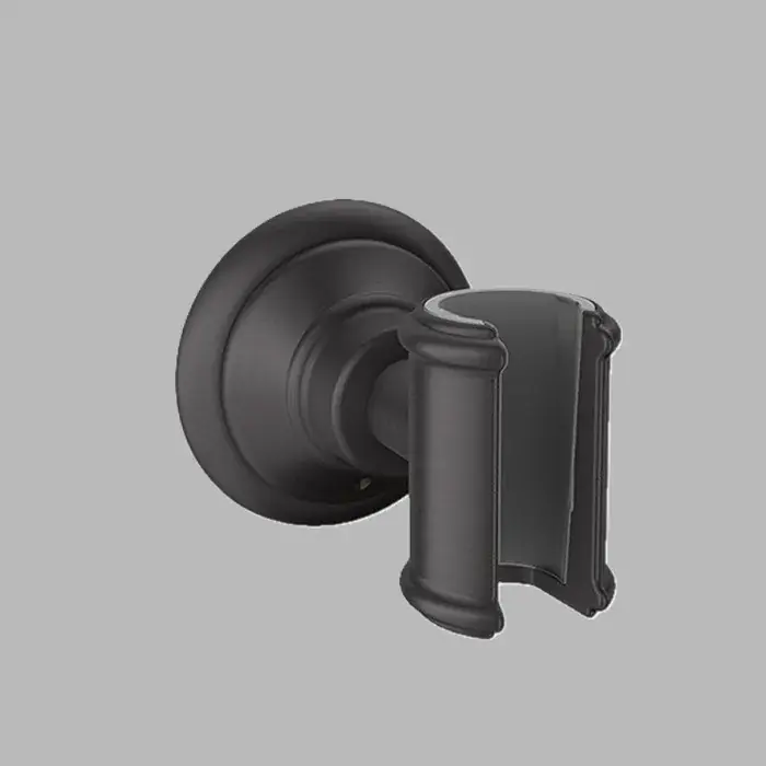 Calitate înaltă Porter, suport de dus, rotund, antracit periat (Brushed Black Chrome), Axor Montreux 16325340