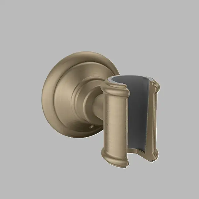 Porter, suport de dus, rotund, nichel periat (Brushed Nickel), Axor Montreux 16325820 Ofertă limitată
