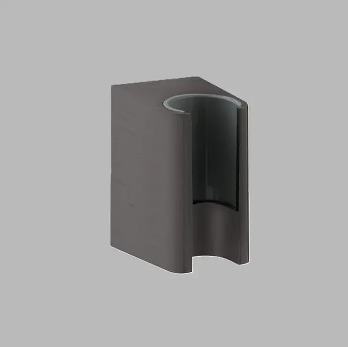 Cumpărături sigure Porter, suport de dus, antracit periat (Brushed Black Chrome), Axor One 45721340