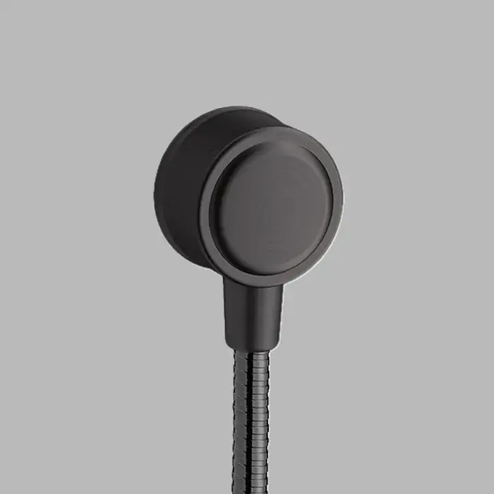 Reducere de preț Cot de iesire Fixfit, pentru furtun de dus, antracit periat (Brushed Black Chrome), Axor Montreux 16884340
