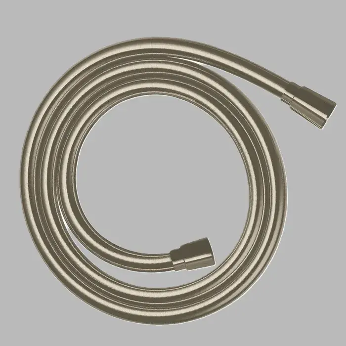 Cumpărături sigure Furtun de dus, cu efect metalic 2.00 m, cu piulite conice, nichel periat (Brushed Nickel), Axor Starck 28624820