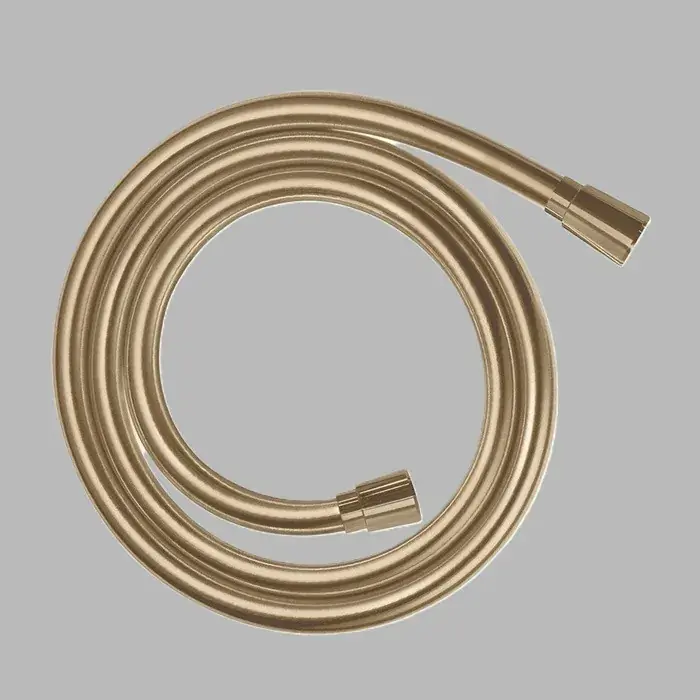 Furtun de dus, cu efect metalic 1.60 m, cu piulite conice, bronz periat (Brushed Bronze), Axor Starck 28626140 Cumpărături sigure