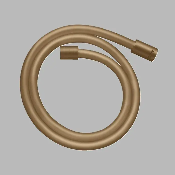 Plată sigură Furtun de dus, cu efect metalic 2.00 m, cu piulite cilindrice, bronz periat (Brushed Bronze), Axor Starck 28284140