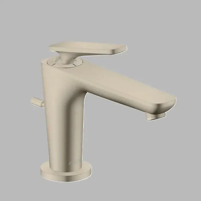 Livrare rapidă Baterie lavoar monocomanda 90, CoolStart, cu EcoSmart, cu ventil pop-up, nichel periat (Brushed Nickel), Axor Citterio C 49010820
