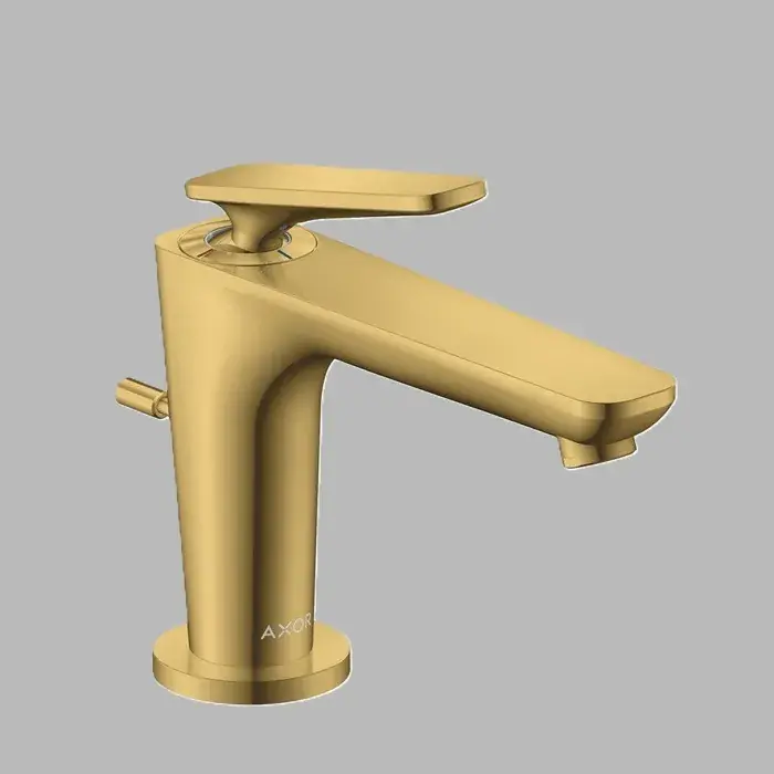 Baterie lavoar monocomanda 90, CoolStart, cu EcoSmart, cu ventil pop-up, auriu lucios (Polished Gold Optic), Axor Citterio C 49010990 Ieftin