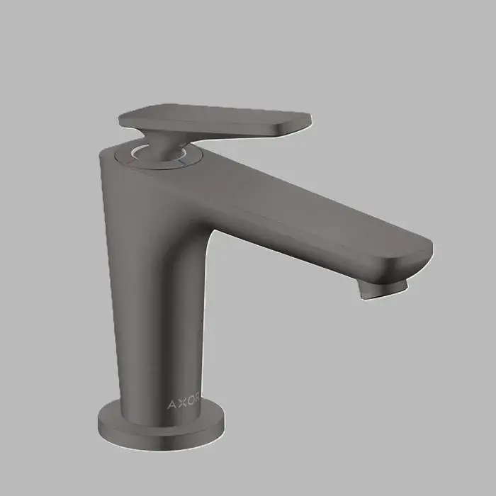 Baterie lavoar monocomanda 90, CoolStart, cu EcoSmart, cu ventil deschis, antracit periat (Brushed Black Chrome), Axor Citterio C 49020340 Ofertă de sezon