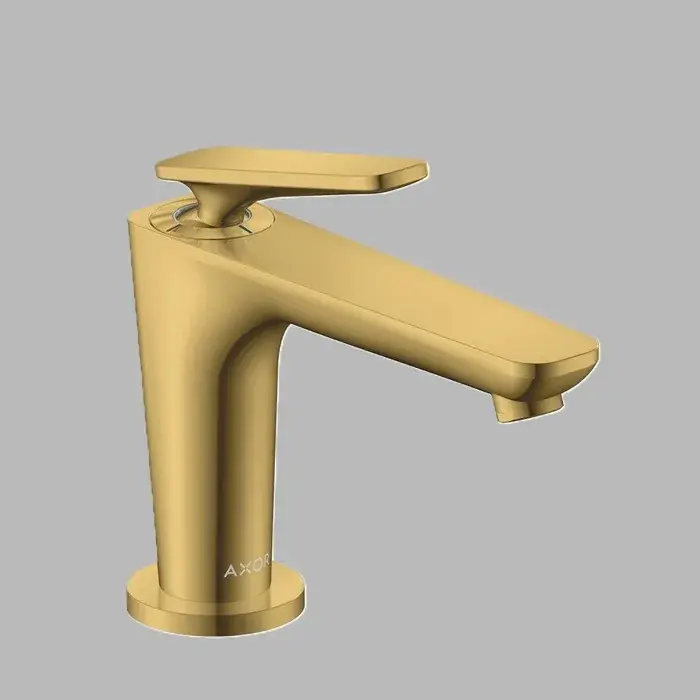 Preferatul clienților Baterie lavoar monocomanda 90, CoolStart, cu EcoSmart, cu ventil deschis, auriu lucios (Polished Gold Optic), Axor Citterio C 49020820