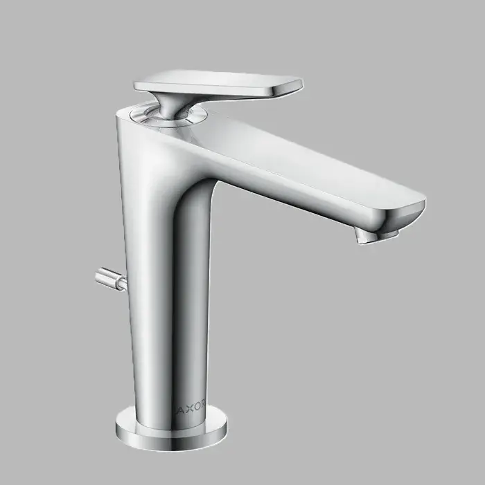 Baterie lavoar monocomanda 125, CoolStart, cu EcoSmart, cu ventil pop-up, crom lucios, Axor Citterio C 49030000 Disponibil imediat