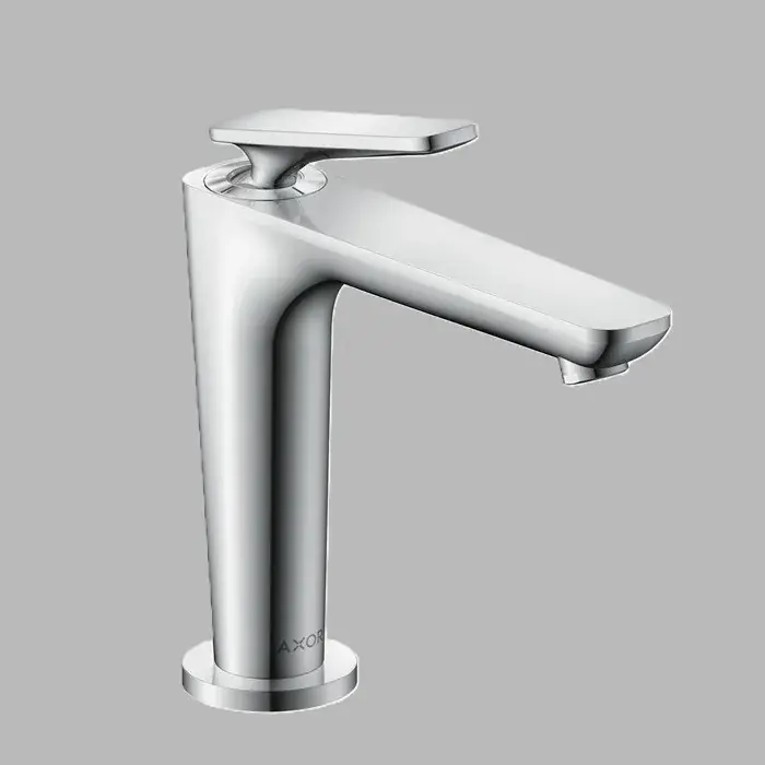 Baterie lavoar monocomanda 125, CoolStart, cu EcoSmart, cu ventil deschis, crom lucios, Axor Citterio C 49040000 Reducere specială