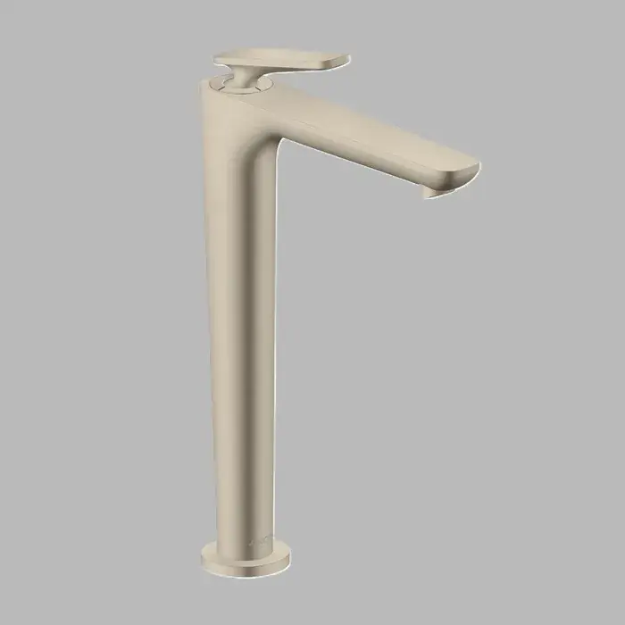 Nu rata Baterie lavoar monocomanda inalta, CoolStart, cu EcoSmart, cu ventil deschis, nichel periat (Brushed Nickel), Axor Citterio C 49050820