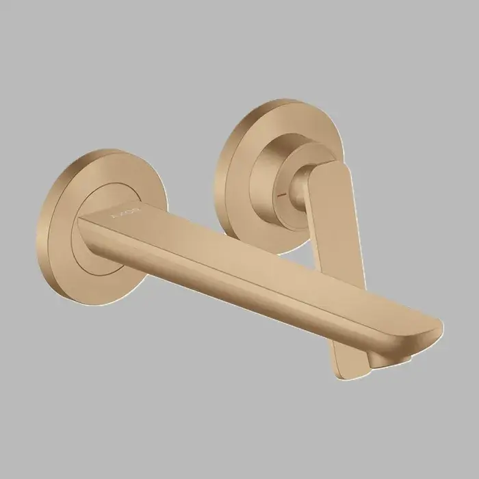 Baterie lavoar monocomanda, incastrata, cu EcoSmart, cu ventil deschis, bronz periat (Brushed Bronze), Axor Citterio C 49110140 Expediere rapidă