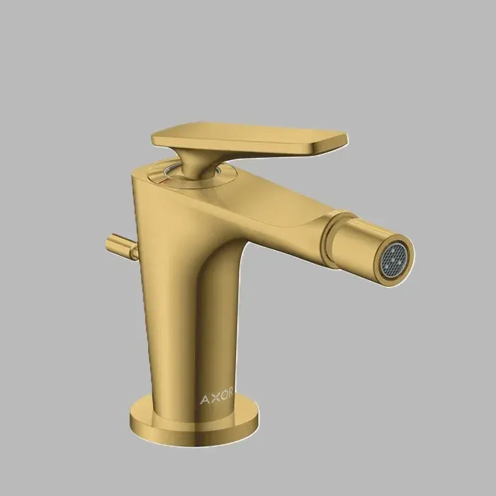 Ofertă de sezon Baterie bideu monocomanda, cu ventil pop-up, auriu lucios (Polished Gold Optic), Axor Citterio C 49210990