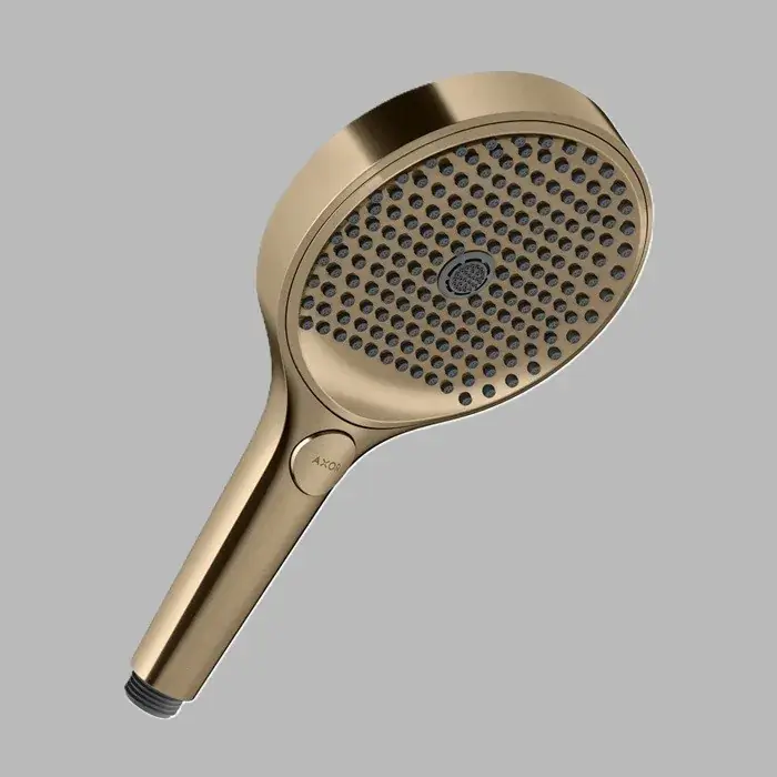 Para de dus mobila, rotunda, 3 Jet, cu EcoSmart, bronz periat (Brushed Bronze), Axor ShowerSolutions 39773140 Ofertă