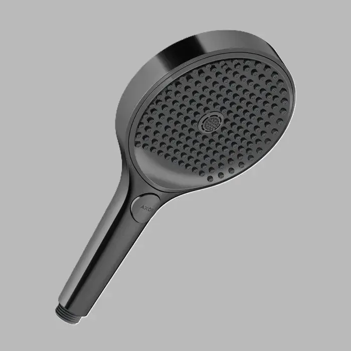 Ofertă specială Para de dus mobila, rotunda, 3 Jet, cu EcoSmart, antracit periat (Brushed Black Chrome), Axor ShowerSolutions 39773340
