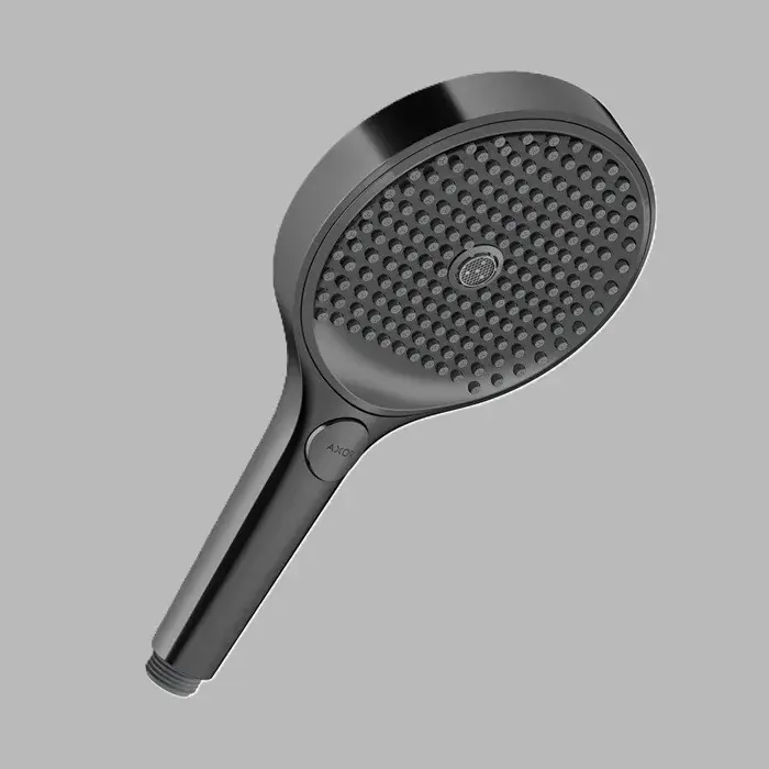 Para de dus mobila, rotunda, 3 Jet, antracit periat (Brushed Black Chrome), Axor ShowerSolutions 39772340 Comandă acum