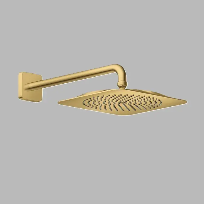 Set para de dus fixa 270, EcoSmart, cu brat de dus, 1 jet, auriu lucios (Polished Gold Optic), Axor Citterio C 28791990 Popular