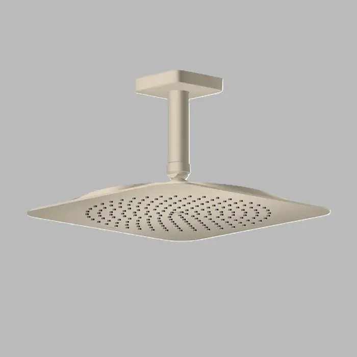 Set para de dus fixa 270, 1 jet, cu brat de dus, racord de tavan, nichel periat (Brushed Nickel), Axor Citterio C 28792820 Popular