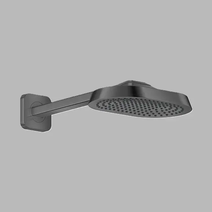 Reducere Dus fix 250x160, 1jet, EcoSmart+, cu brat de dus, antracit periat (Brushed Black Chrome), Axor ShowerSphere 39770340