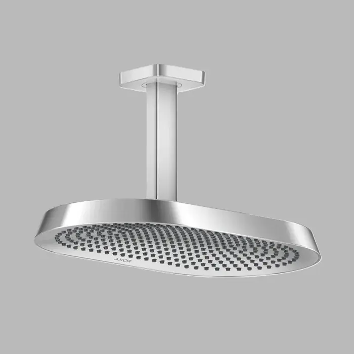 Reducere de preț Dus fix 370x220, 2jet, cu racord de tavan, crom lucios, Axor ShowerSphere 39757000