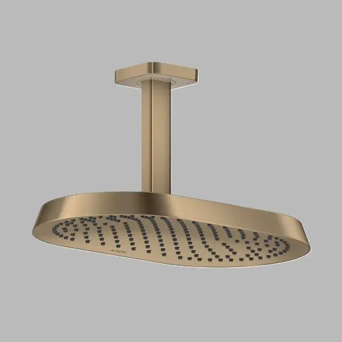 Dus fix 370x220, 1jet, cu racord de tavan, bronz periat (Brushed Bronze), Axor ShowerSphere 39760140 Ofertă specială