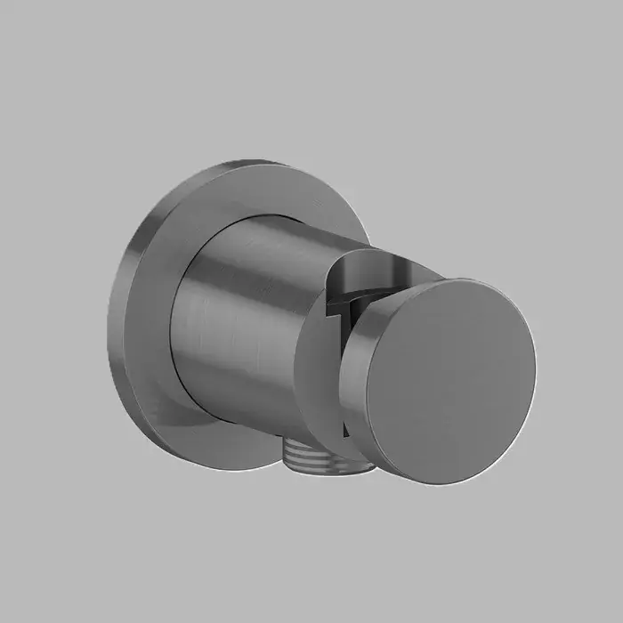 Cel mai bun preț FixFit S conector pentru furtun de dus, cu suport de dus, antracit periat (Brushed Black Chrome), Axor One 48780340