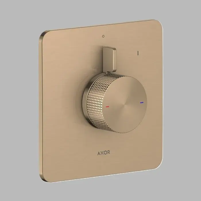 Baterie de dus, incastrata, Softcube, 1 functie, bronz periat (Brushed Bronze), Axor Citterio C 49651140 Noutate