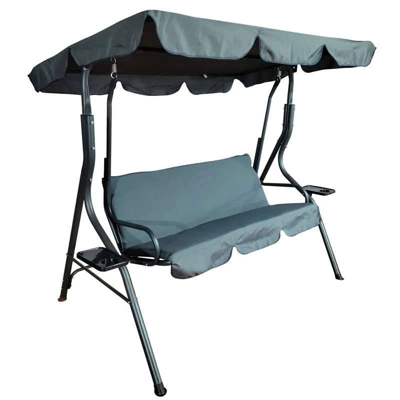 Discount Leagan balansoar gradina Sersimo Cosenza, 3 locuri, 220kg, gri