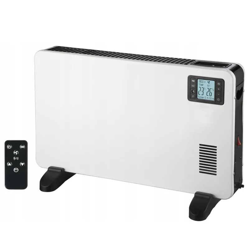Ofertă RESIGILAT Convector electric, 2000W, telecomanda, timer, programare, display LED, alb