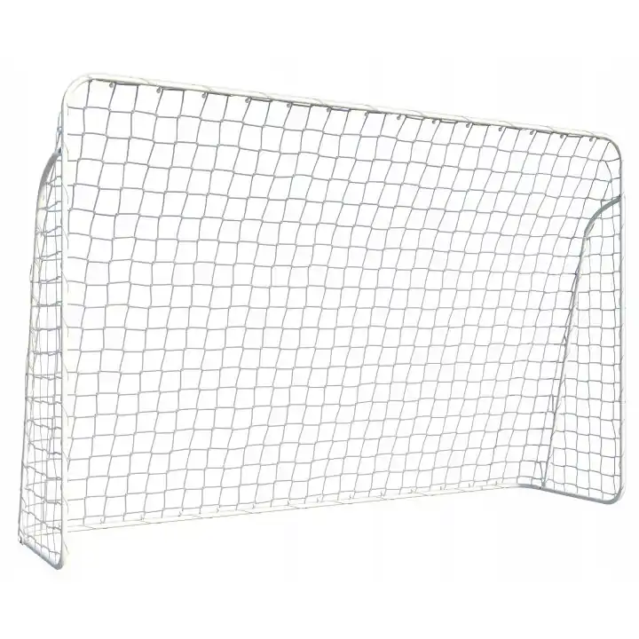 Poarta de fotbal cu plasa, cadru metalic, 300x120x200 cm, include ancore fixare si minge de fotbal Ofertă de sezon