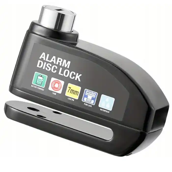 Ofertă Antifurt cu alarma pentru disc frana bicicleta, impermeabil, sonor puternic 110 db