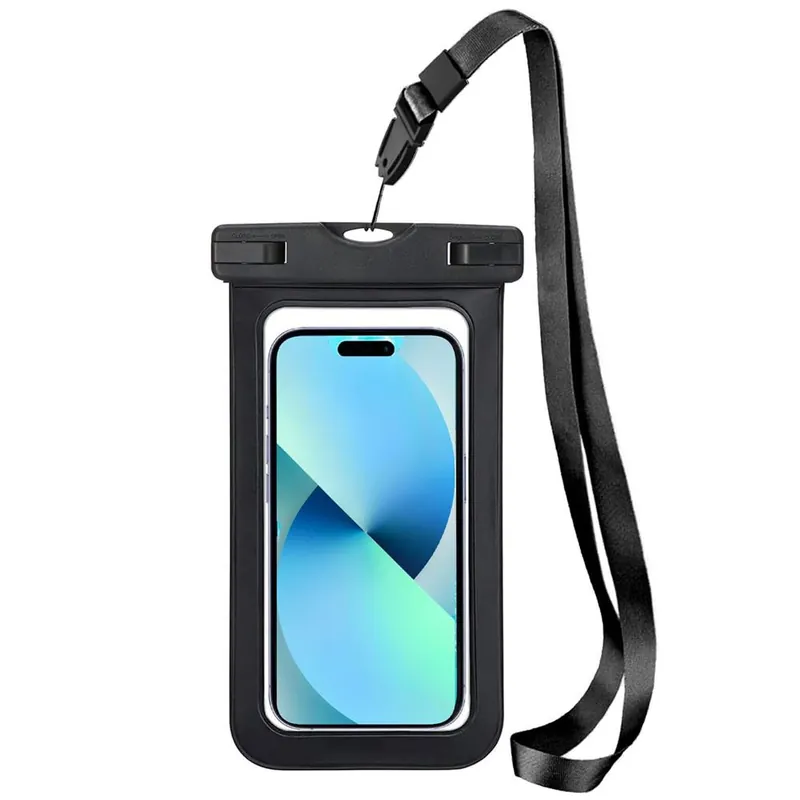 Doar azi Husa telefon subacvatica waterproof impermeabila, universala, 205x115mm, cu snur