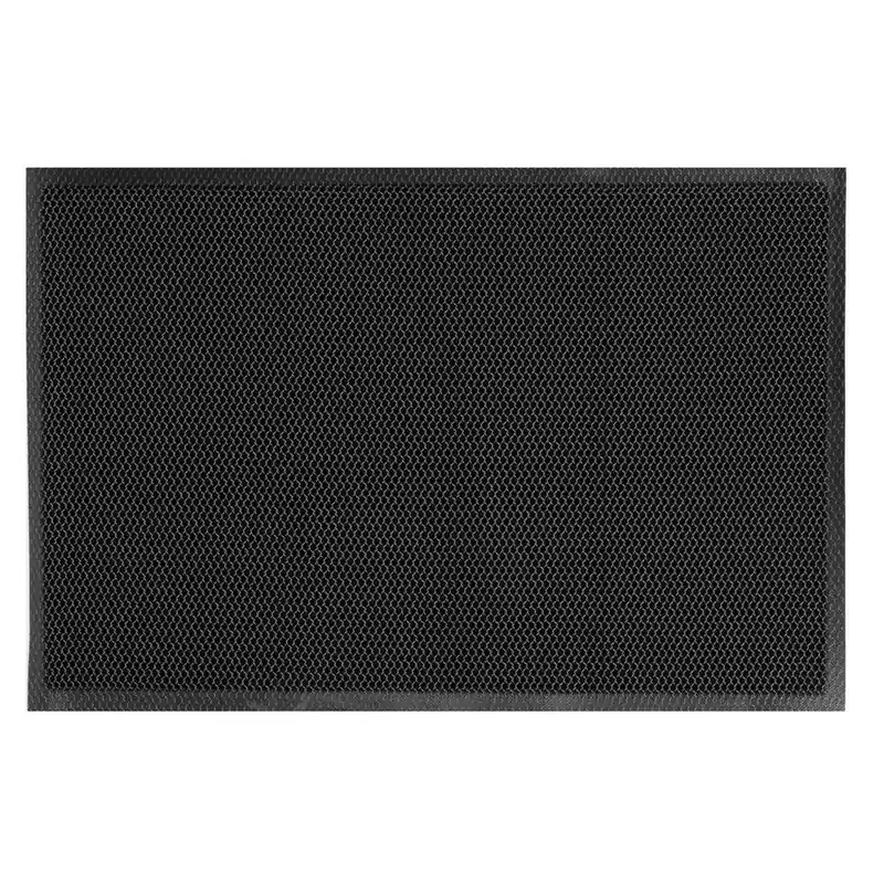 Premium Covoras intrare absorbant tip plasa, PVC antiderapant, 60×90 cm, negru