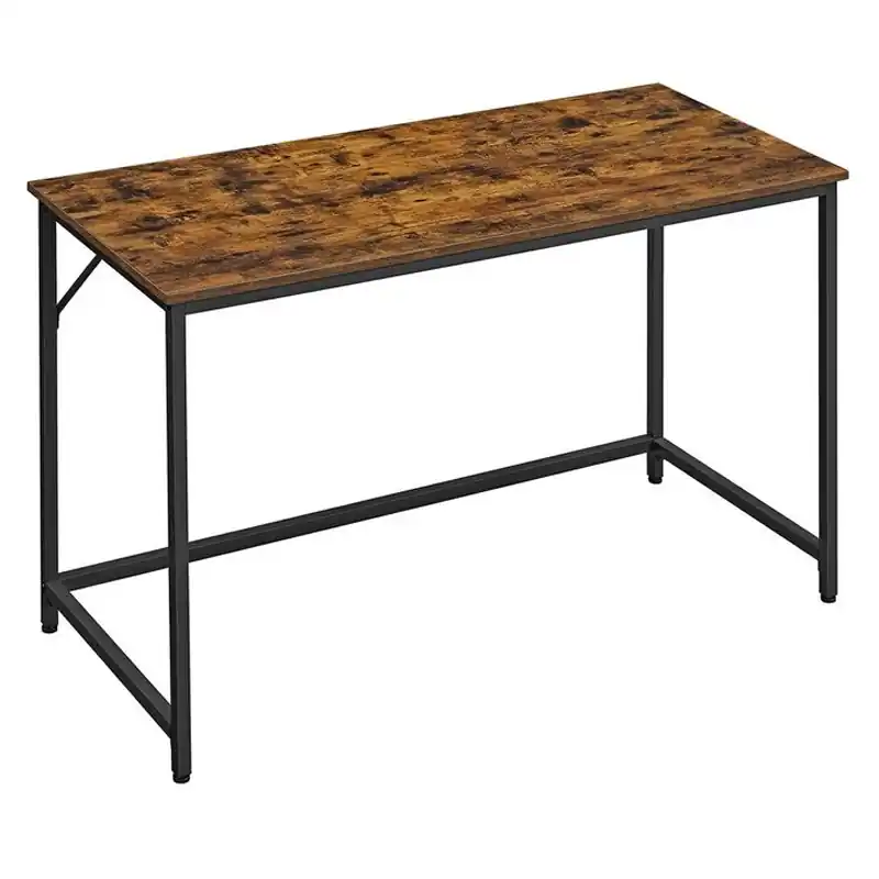 VASAGLE Birou calculator cu blat din PAL, cadru metalic, stil industrial, 120x60x75 cm, maro rustic Retur gratuit