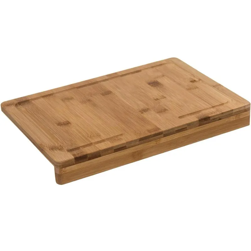 Tocator pentru colt blat 5Five din bambus cu sant colector, 35×24 cm, natur Ofertă de sezon