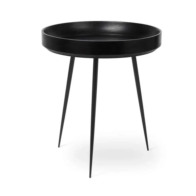 Expediere rapidă Bowl Masă Medium Black Stained - Mater