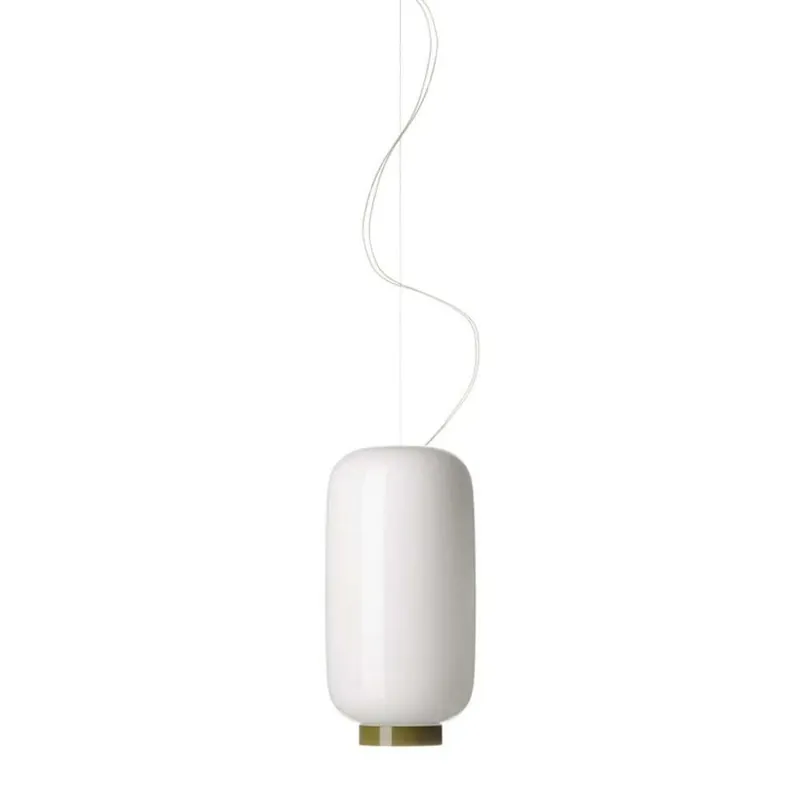 Livrare expres Lampa suspendată LED Chouchin 2 Reverse, alb/verde - Foscarini