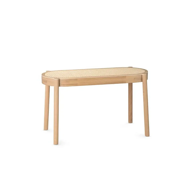 Ofertă exclusivă Pal Bench 80 Black Light Oiled Oak/Light Mesh - Northern