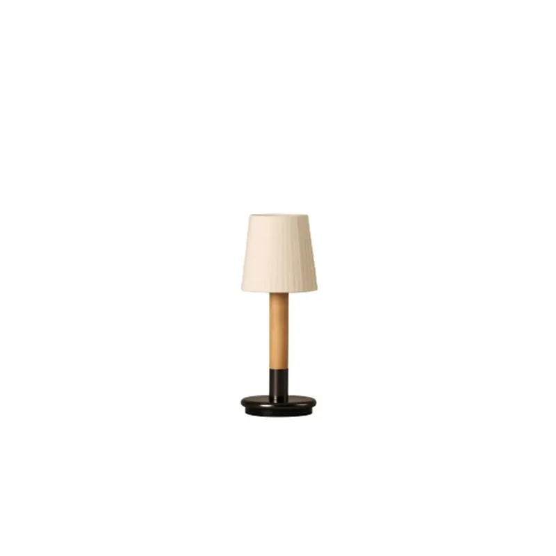 Retur ușor Lampa de masă Básica Mínima, crem/bronz, 30 cm - Santa & Cole