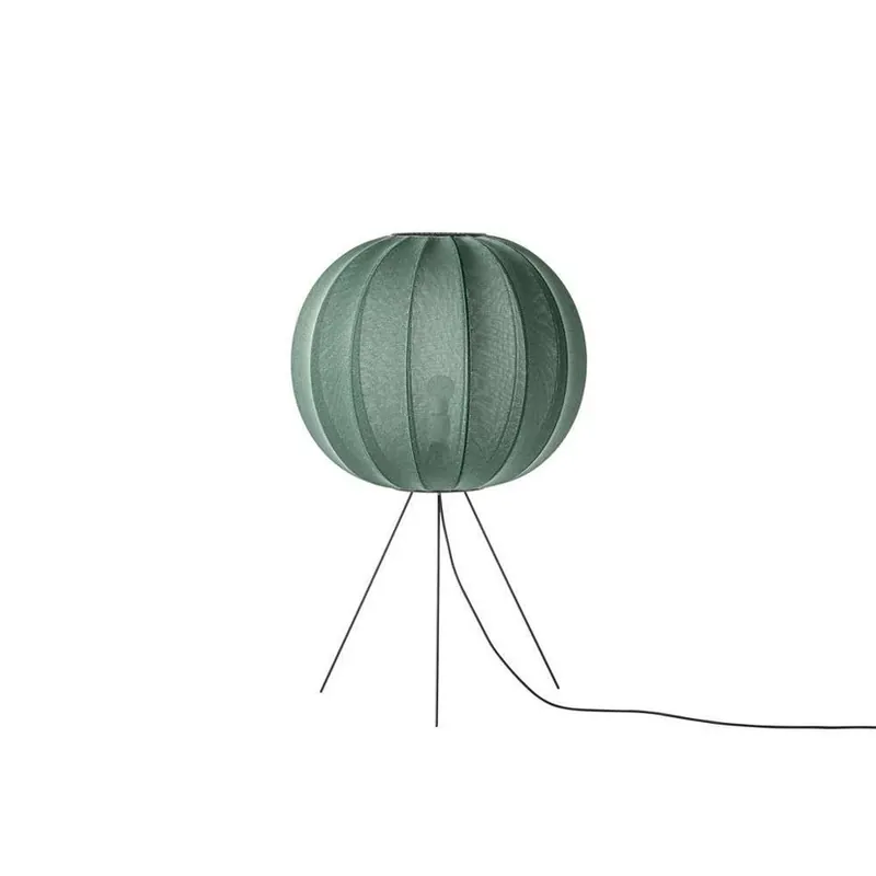 Knit-Wit 60 Round Lampadar Medium Tweed Green - Made By Hand Noutate