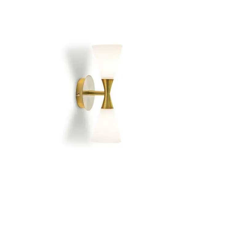 Expediere rapidă Harlekin Aplică de Perete Duo Brass - Herstal